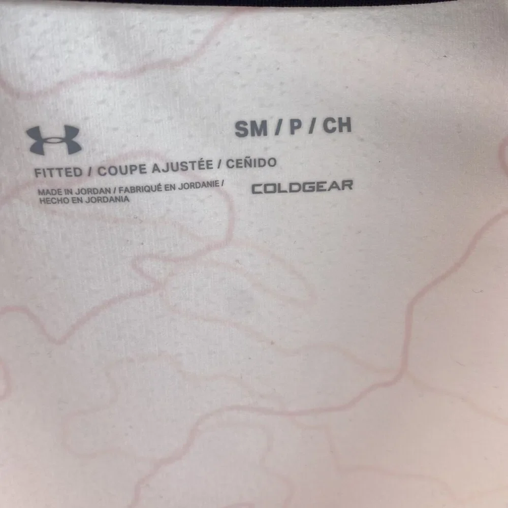 Under Armour Women’s Cold Gear Half Zip Long Sleeve Pink Size Small - Picture 3 of 3